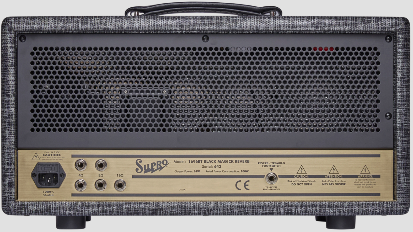 Supro Black Magick Reverb Head 25w 6973 - Gitaarversterker top - Variation 2