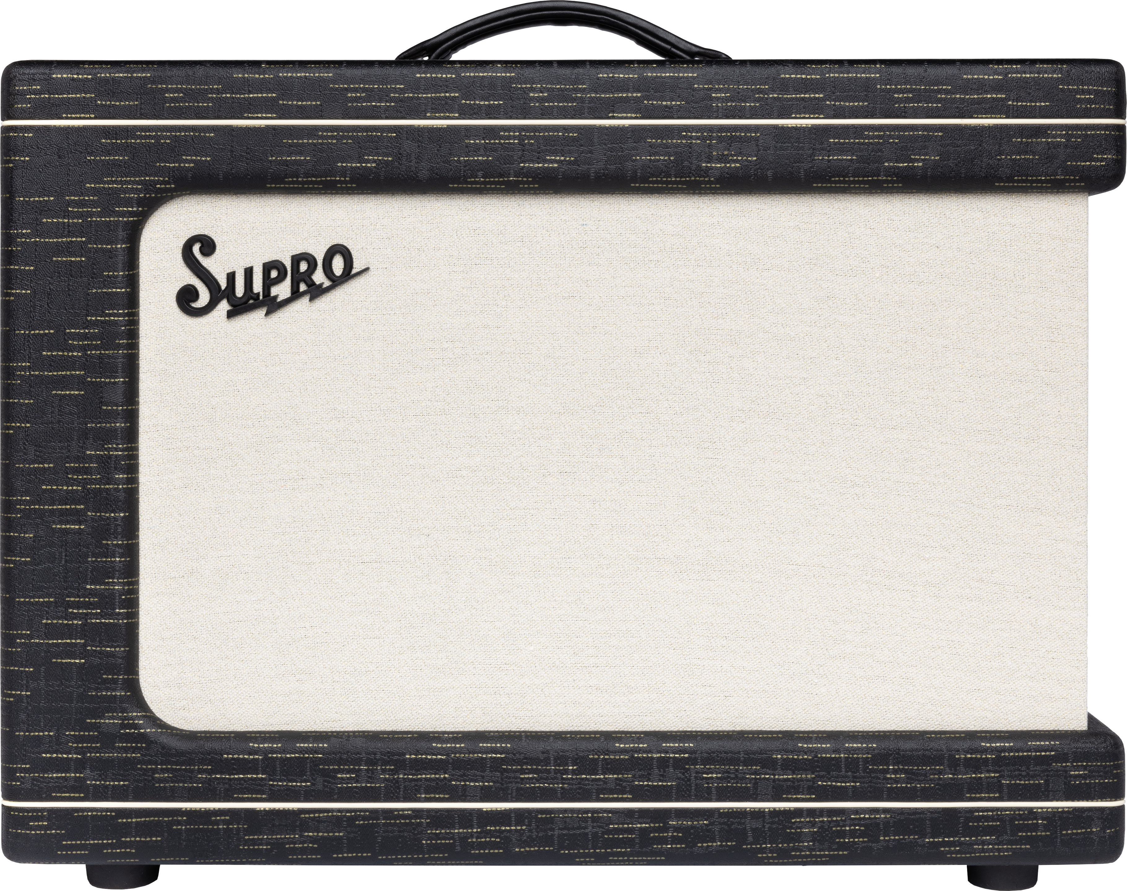 Supro Ambassador Custom Black Gold Scandia 2x10 50w - Combo voor elektrische gitaar - Main picture