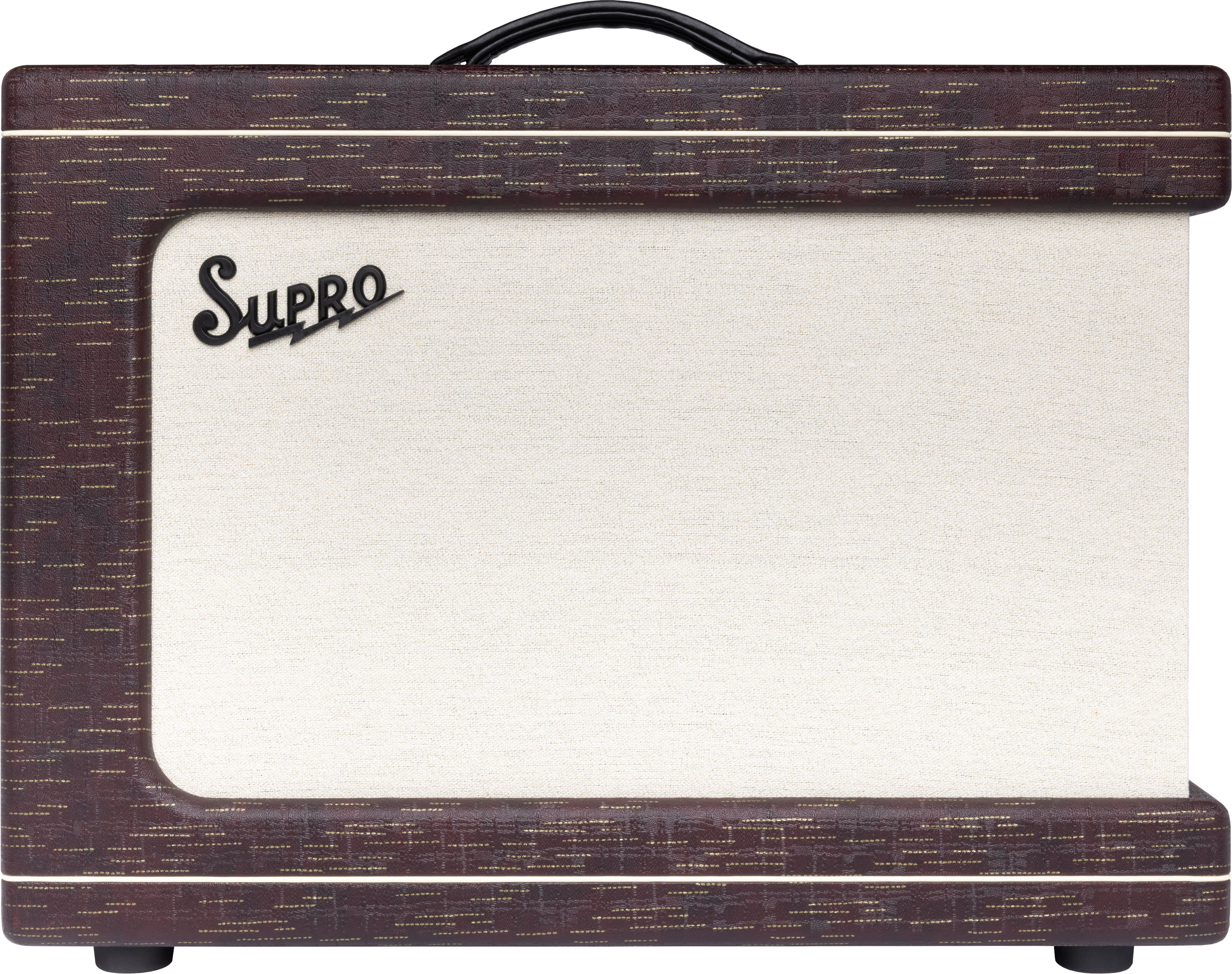 Supro Ambassador Custom Burgundy Gold Scandia 2x10 50w - Combo voor elektrische gitaar - Main picture