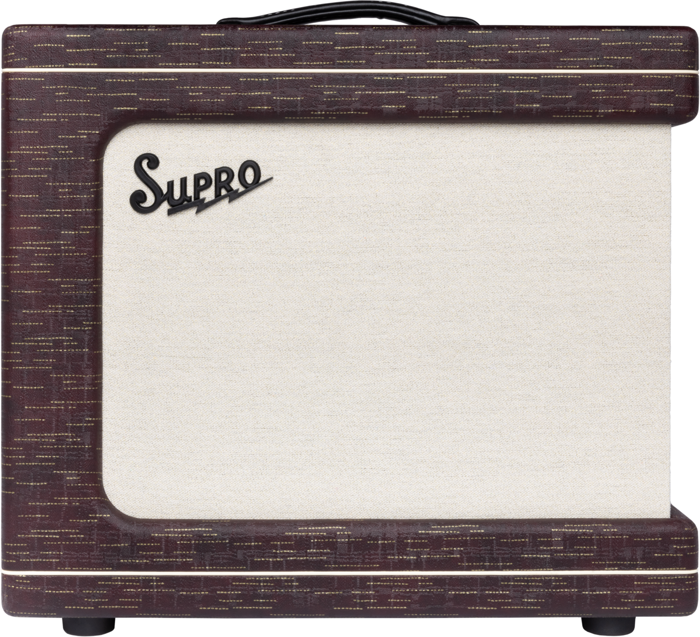 Supro Delegate Custom Burgundy Gold Scandia 1x12 25w - Combo voor elektrische gitaar - Main picture