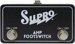 Voetschakelaar voor versterker Supro SF2 Dual Amp Footswitch