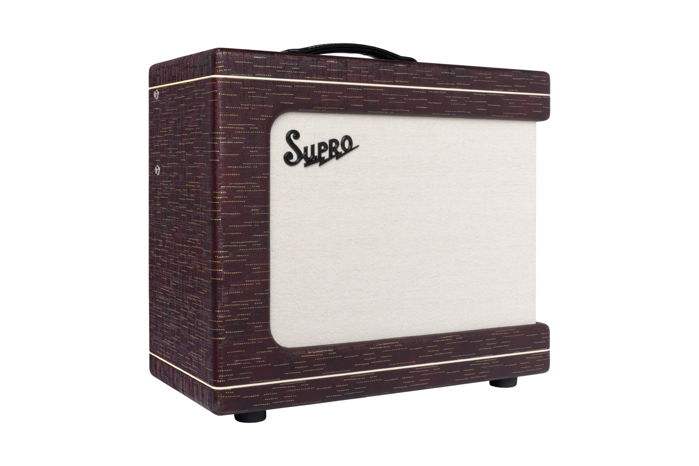 Supro Delegate Custom Burgundy Gold Scandia 1x12 25w - Combo voor elektrische gitaar - Variation 2