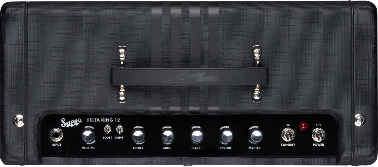 Supro Delta King 12 Combo 15w 1x12 Black/black - Combo voor elektrische gitaar - Variation 3