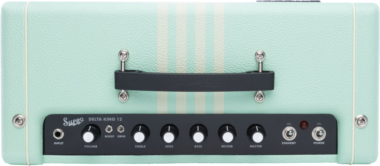 Supro Delta King 12 Combo 15w 1x12 Seafoam Green - Combo voor elektrische gitaar - Variation 2