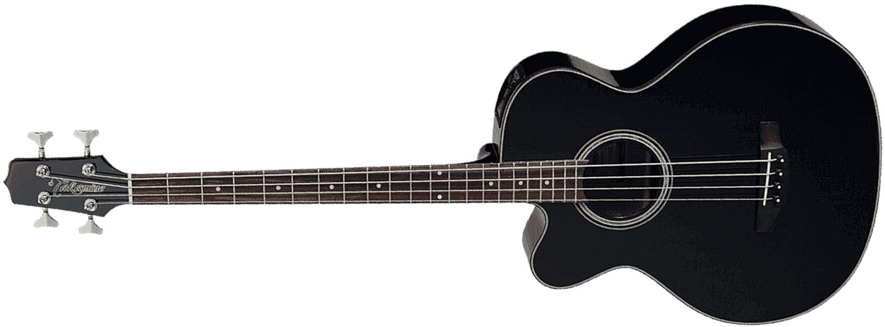 Takamine Gb30celh-blk Cw Gaucher Epicea Acajou 2016 - Black Gloss - Akoestische bas - Main picture