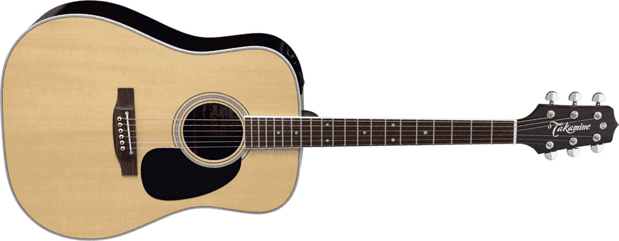 Takamine Glenn Frey Ef360gf Signature Japan Dreadnought Epicea Palissandre Ct4b Ii - Natural Gloss - Elektro-akoestische gitaar - Main picture