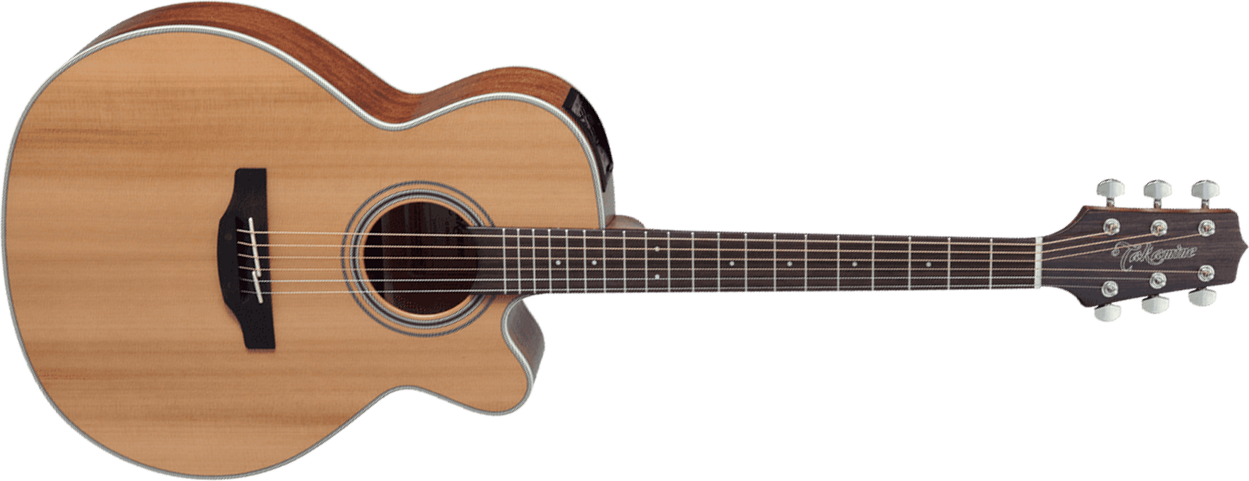 Takamine Gn20ce-ns Nex Cw Cedre Acajou - Natural Satin - Elektro-akoestische gitaar - Main picture