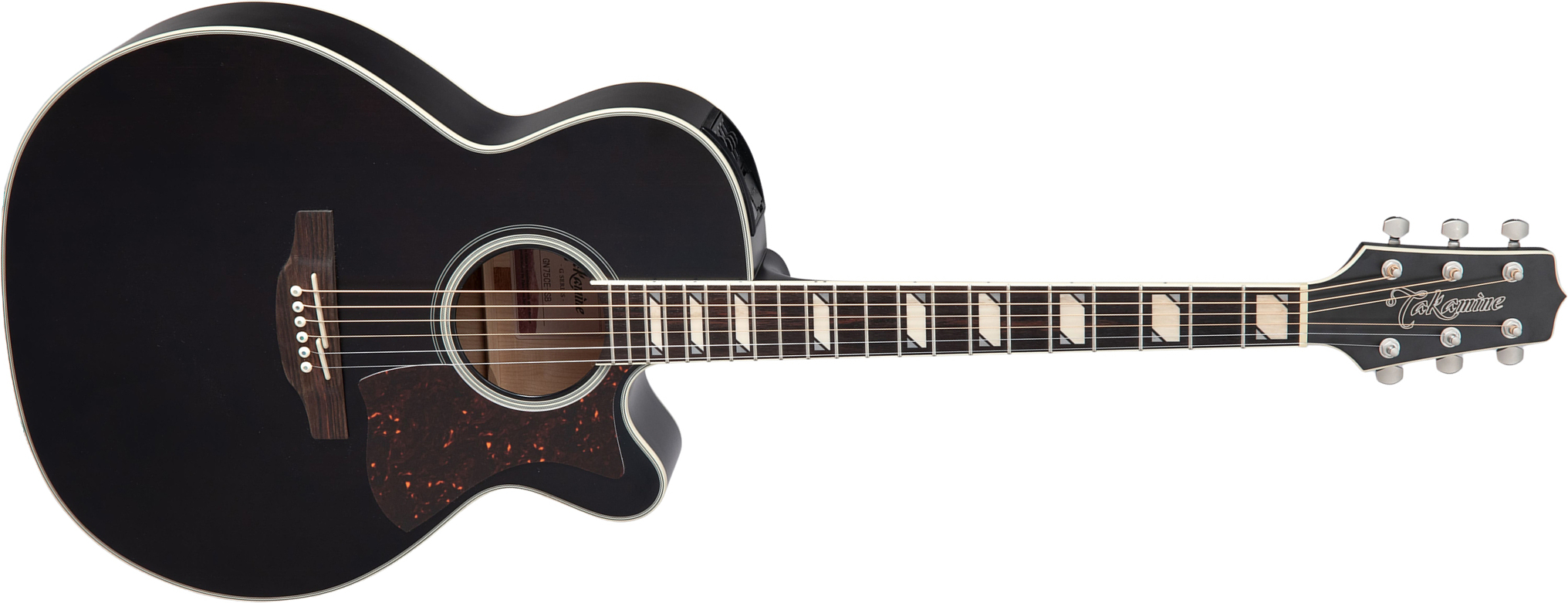 Takamine Gn73ce-sb Nex Grand Auditorium Epicea Erable Rw - Satin Black - Volksgitaar - Main picture