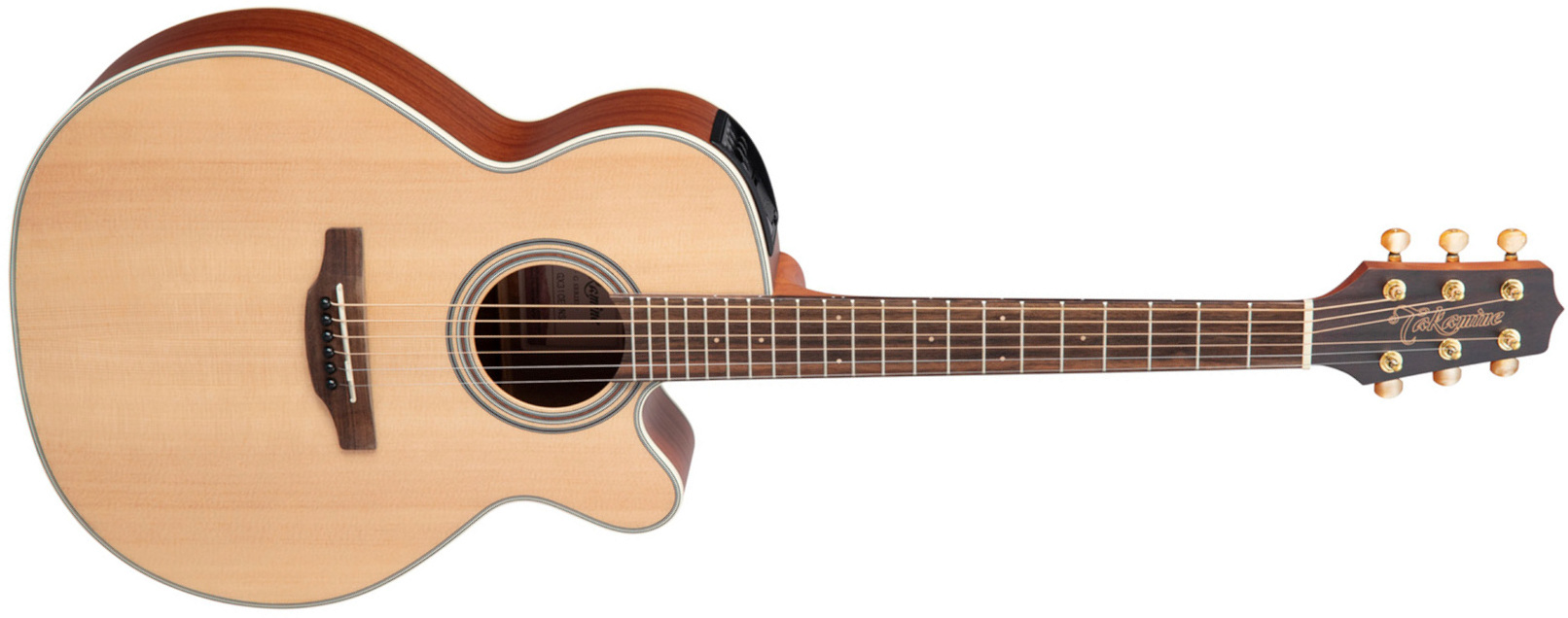 Takamine Nex Gx31ce-ns Epicea Sapele Cw - Natural Satin - Reis folk gitaar - Main picture