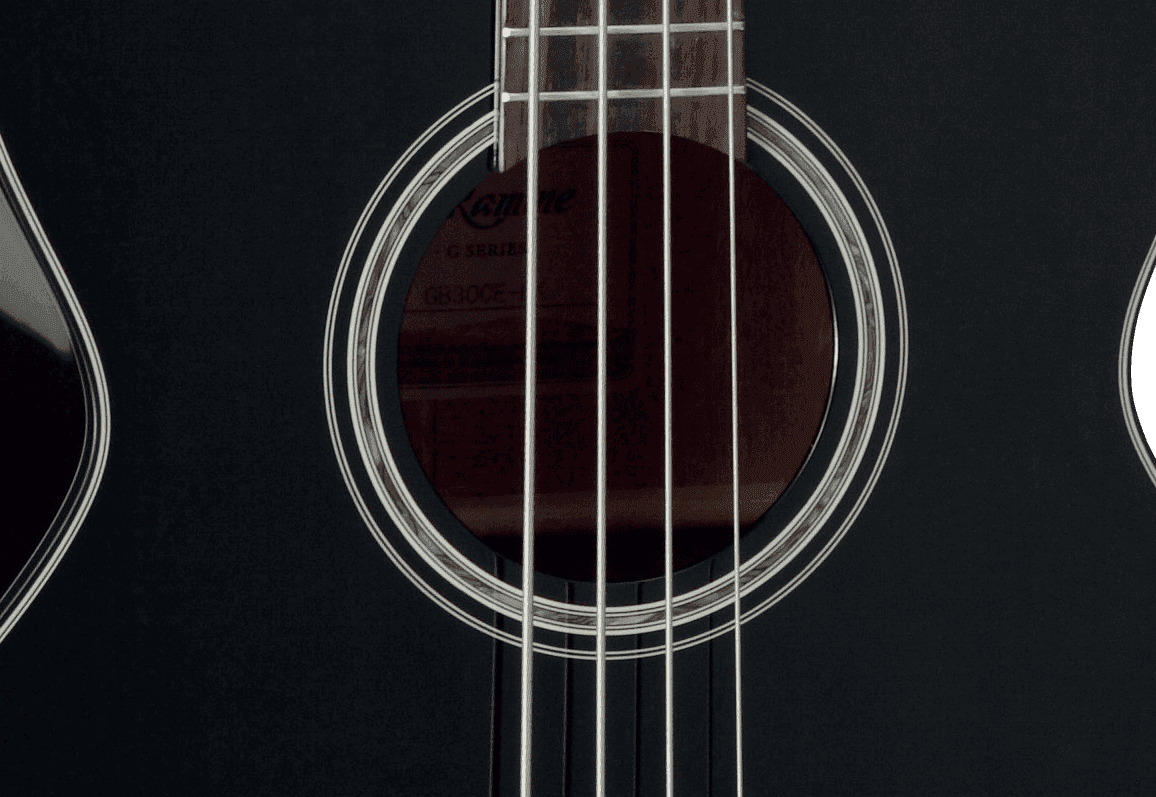 Takamine Gb30celh-blk Cw Gaucher Epicea Acajou 2016 - Black Gloss - Akoestische bas - Variation 2