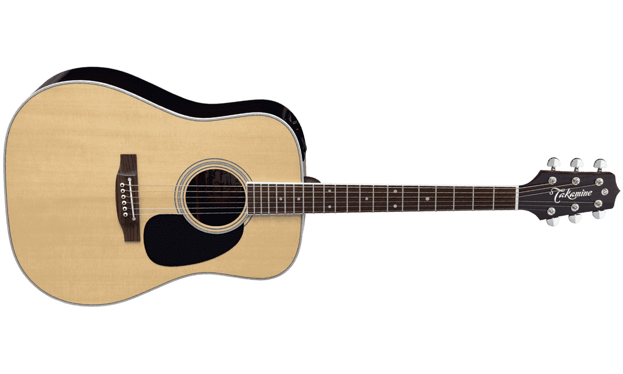 Takamine Glenn Frey Ef360gf Signature Japan Dreadnought Epicea Palissandre Ct4b Ii - Natural Gloss - Elektro-akoestische gitaar - Variation 1