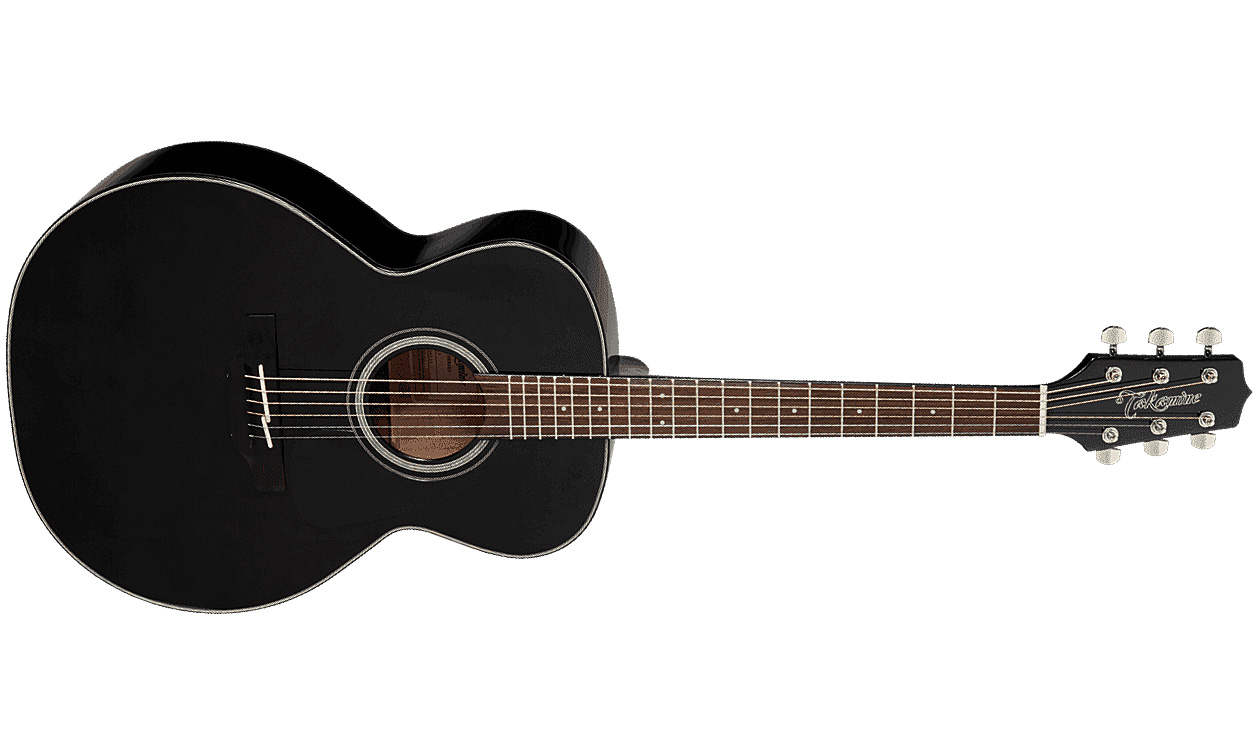 Takamine Gn30-blk Nex Grand Auditorium Epicea Acajou - Black Gloss - Elektro-akoestische gitaar - Variation 4