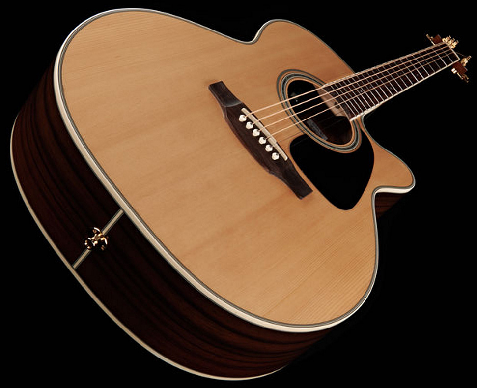 Takamine Gn51celh Nat Nex Cw Gaucher Epicea Palissandre Rw - Natural - Linkshandige folkgitaar - Variation 2