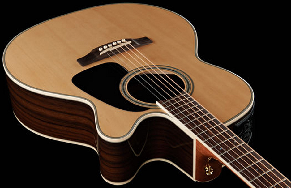 Takamine Gn51celh Nat Nex Cw Gaucher Epicea Palissandre Rw - Natural - Linkshandige folkgitaar - Variation 3