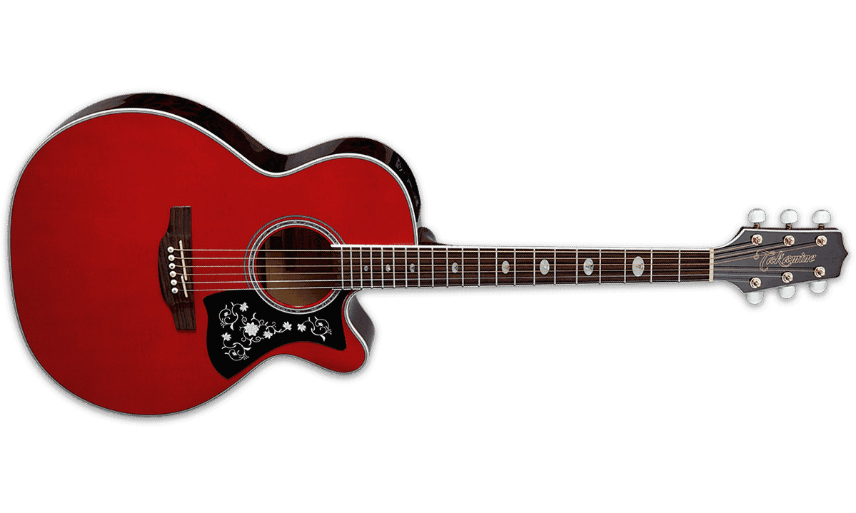 Takamine Gn75ce-wr Nex Mini-jumbo Cw Epicea Erable - Wine Red - Elektro-akoestische gitaar - Variation 1