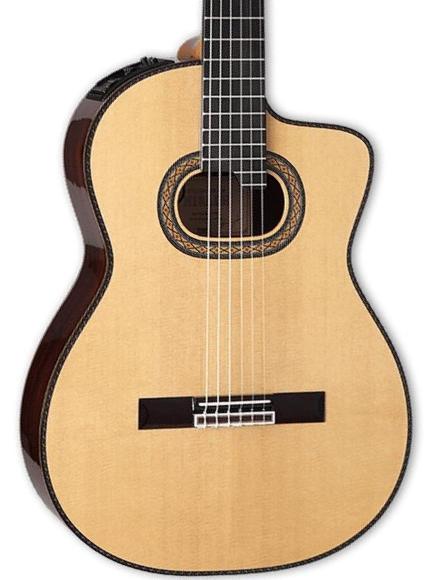 Klassieke gitaar 4/4 Takamine DH90 Hirade Japan - Natural