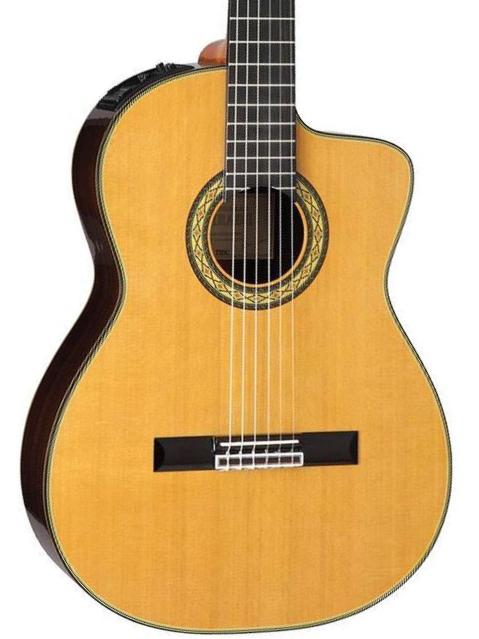 Klassieke gitaar 4/4 Takamine HE5C Hirade Japan - Natural