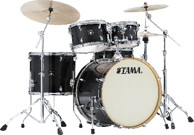 Tama Superstar Classic Maple 4 Futs Maple - Transparent Black Burst -  - Main picture