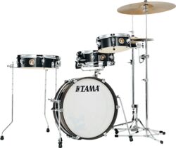 Standaard drumstel Tama Club-Jam Pancake Kit - 4 trommels - Hairline Black