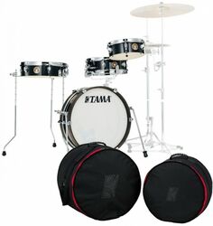 Standaard drumstel Tama Club-Jam Pancake + Drum Bag Set - 4 trommels - Hairline black