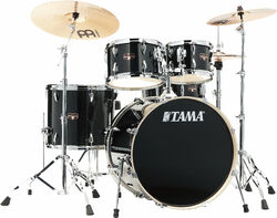 Standaard drumstel Tama Imperialstar Kit + Meinl Set - Hairline black