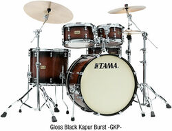 Fusion drumstel  Tama S.L.P. Dynamic Kapur Kit - 4 trommels - Gloss black kapur burst