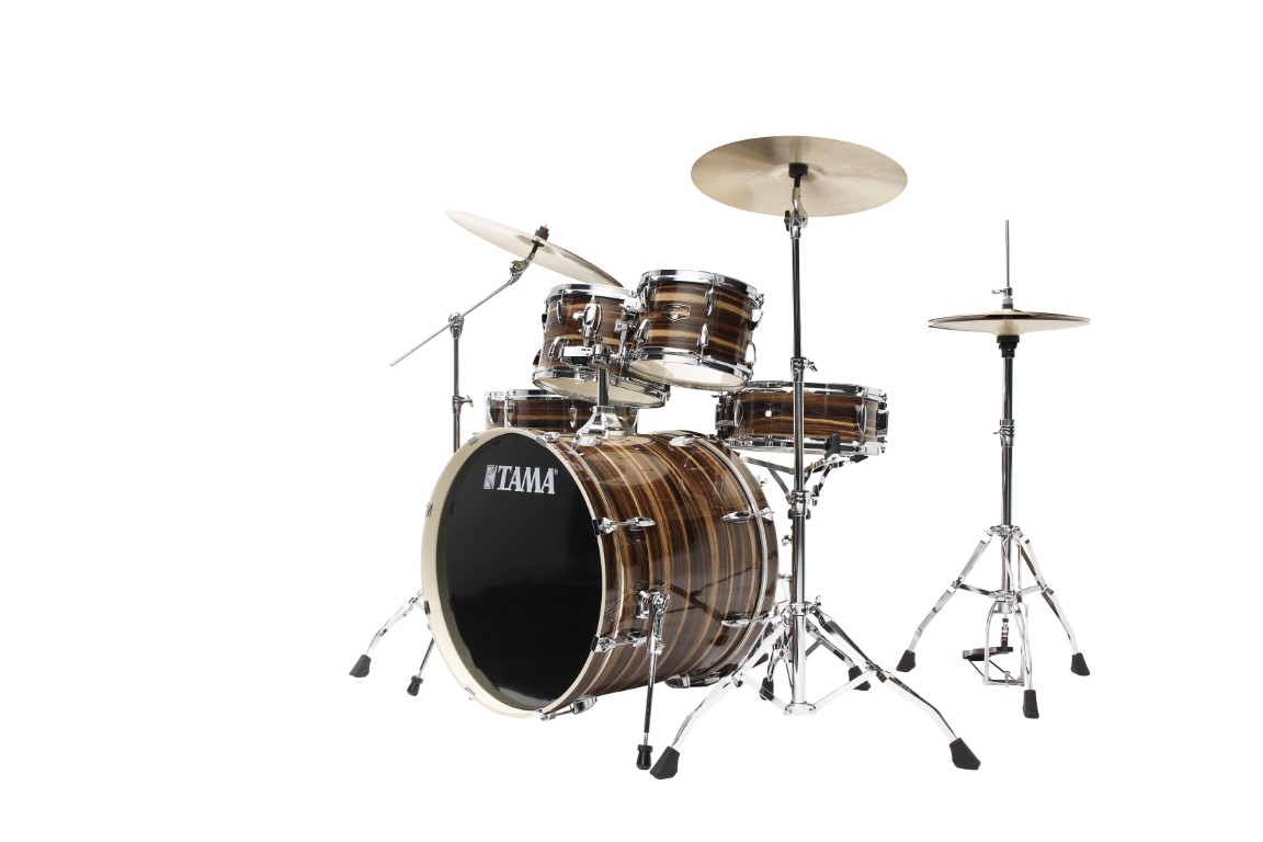 Tama Imperialstar 22'' - 6 FÛts Et + - Coffee Teak Wrap - Rock drumstel - Variation 2