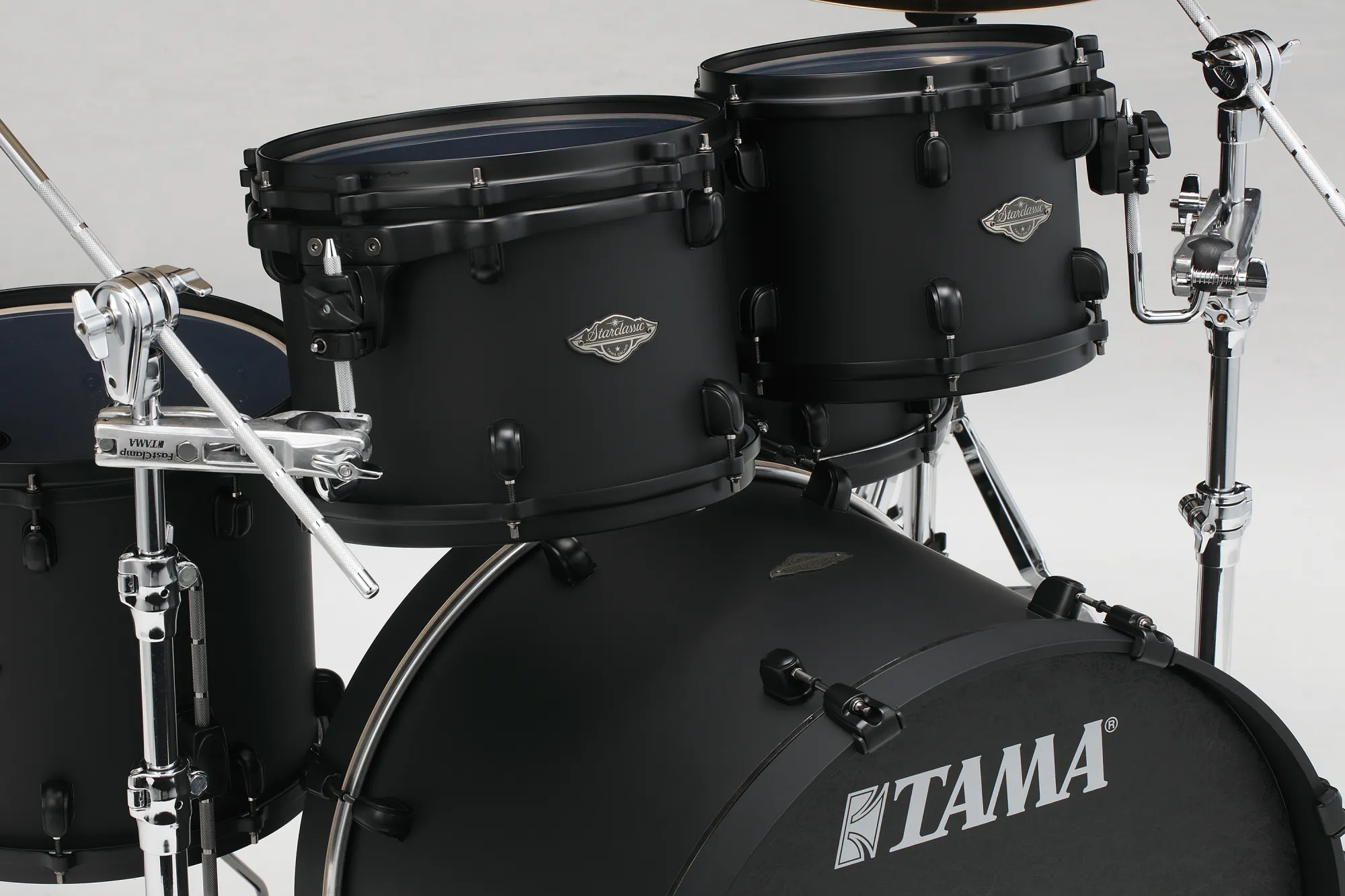 Tama Starclassic Performer Limited Ed. Blacked Out Black - 5 FÛts - Fat Black - Rock drumstel - Variation 3