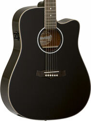 Elektro-akoestische gitaar Tanglewood TW28 SLBK CE Evolution V - Black
