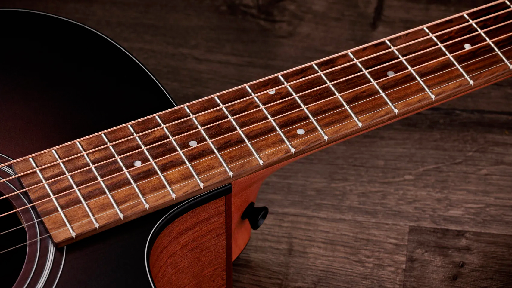 Taylor 114ce Special Edition Grand Auditorium Cw Epicea Sapele Euc Es2 - Dark Tobacco Edgeburst Top - Folk gitaar - Variation 4
