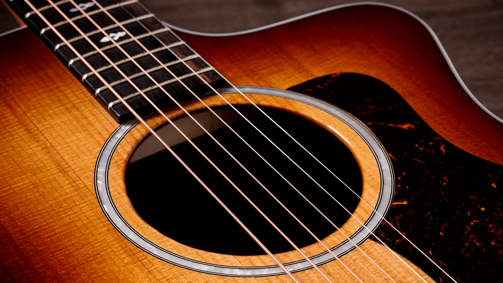 Taylor 214ce Sunset Blvd Mex Grand Auditorium Cw Epicea Noyer Eb Es2 - Shaded Edgeburst Top - Folk gitaar - Variation 3