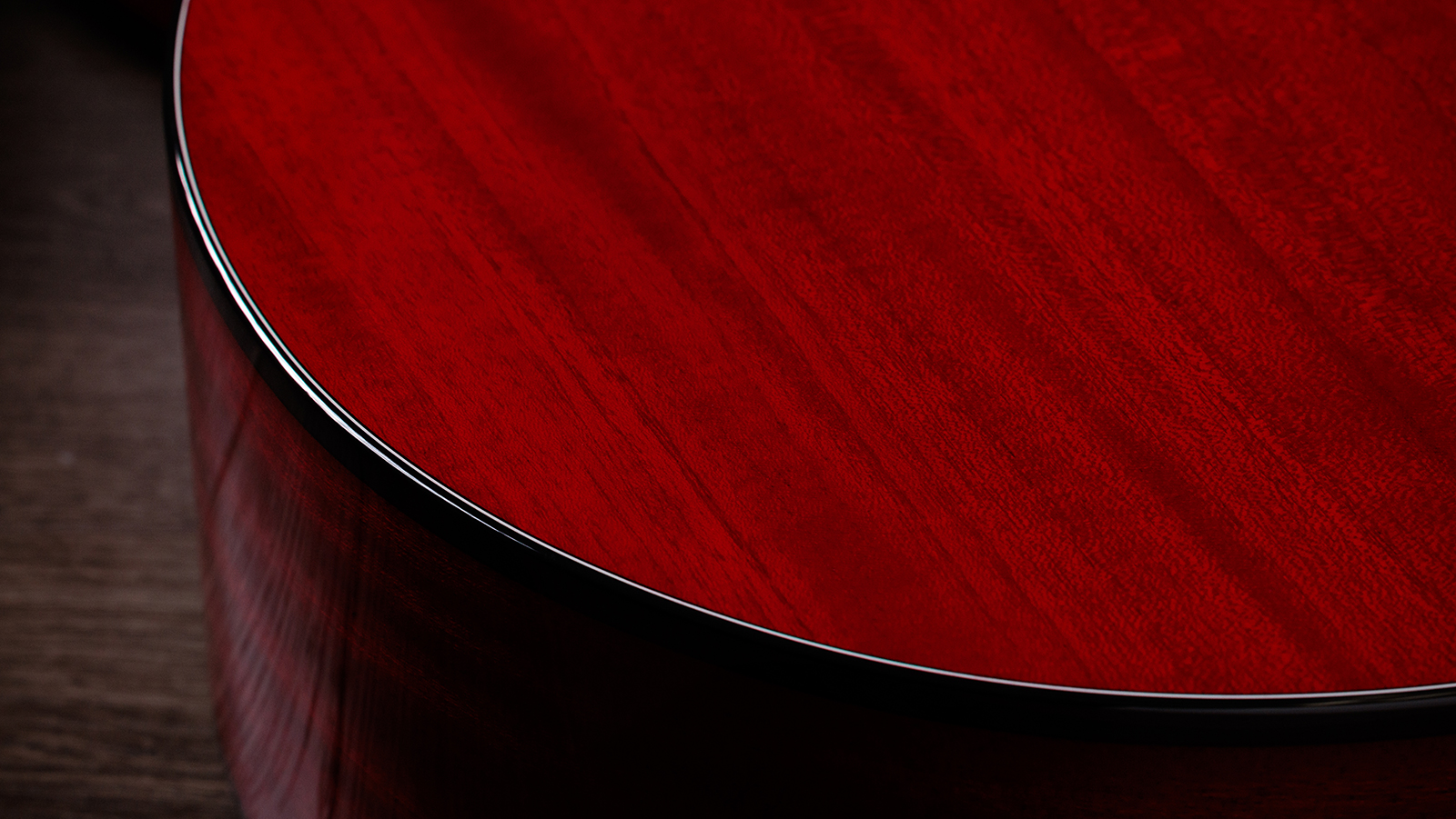 Taylor 224ce Plus Special Edition Grand Auditorium Cw Acajou Sapele Eb Es2 - Trans Red - Folk gitaar - Variation 5