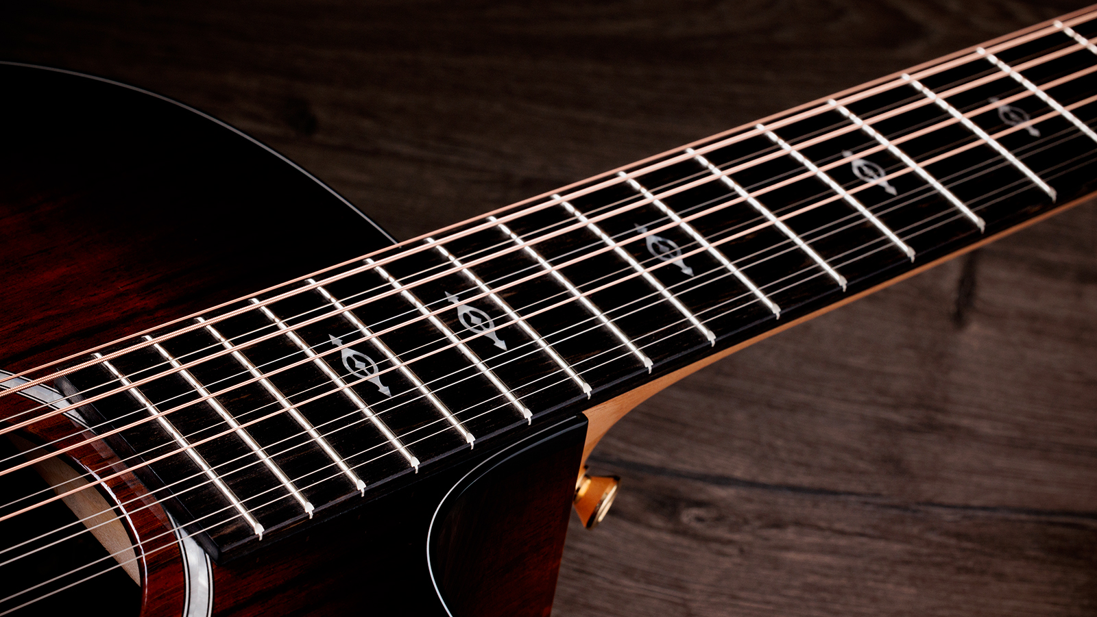 Taylor 264ce-k Dlx Grand Auditorium Cw 12c Tout Koa Eb Es2 - Shaded Edge Burst - Folk gitaar - Variation 5