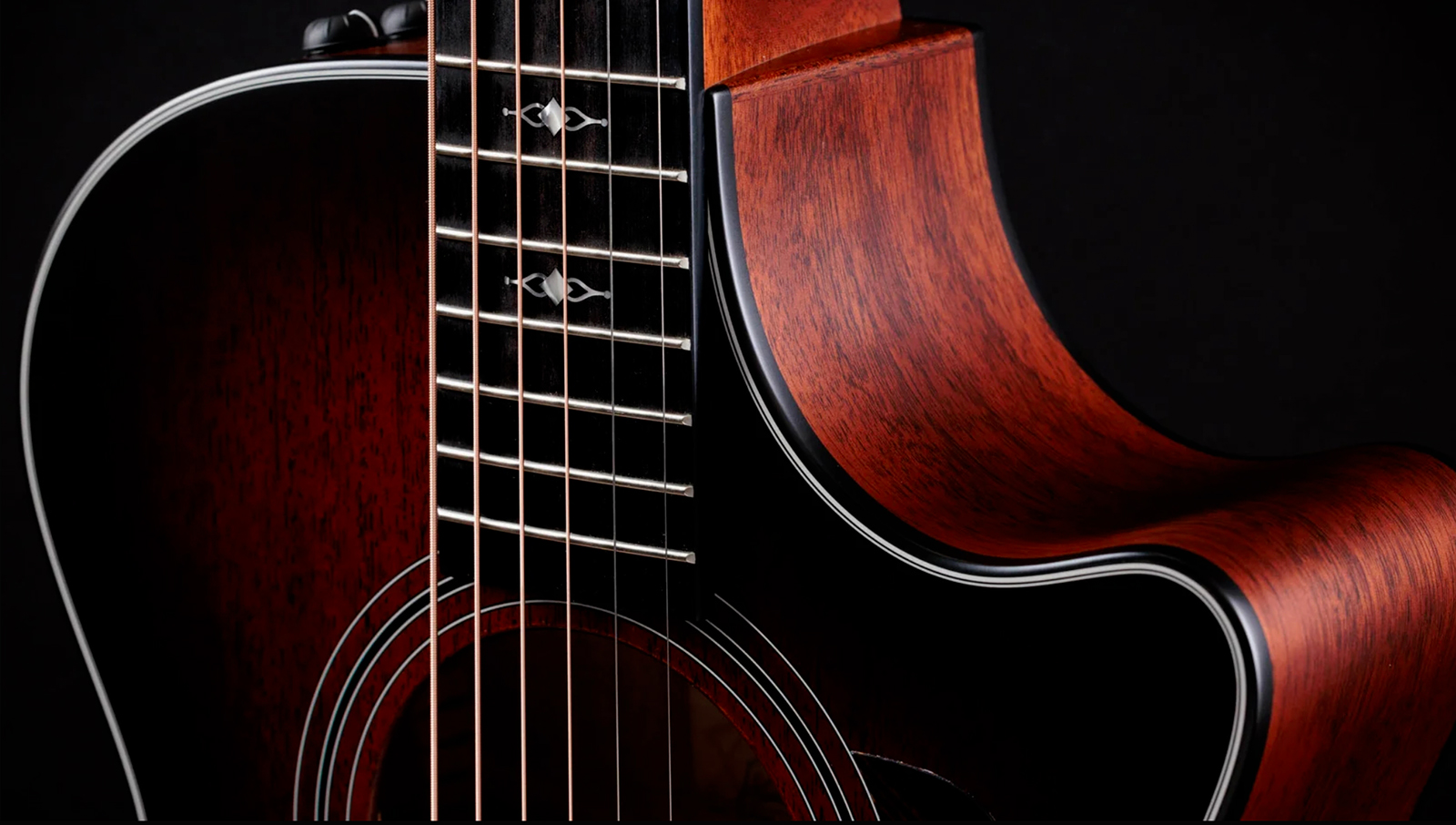 Taylor 322ce 12-fret Grand Concert 2026 Cw Tout Acajou Eb Es2 - Natural - Folk gitaar - Variation 2