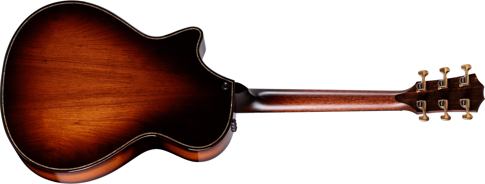 Taylor 912ce Builder's Edition Grand Concert Cw Sinker Redwood Palissandre Eb Es2 - Natural / Kona Edgeburst - Folk gitaar - Variation 1