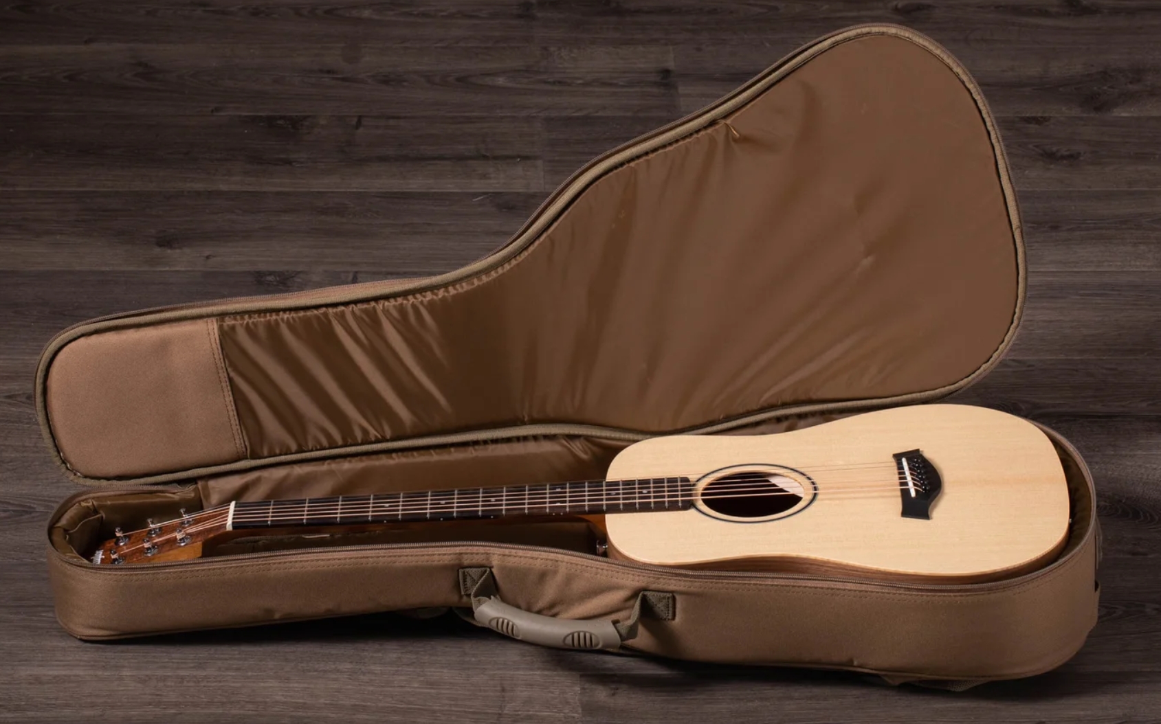 Taylor Baby Bt1e (torrefied Top) Mini Dreadnought Epicea Noyer Eb Esb +housse - Natural - Folk gitaar - Variation 9