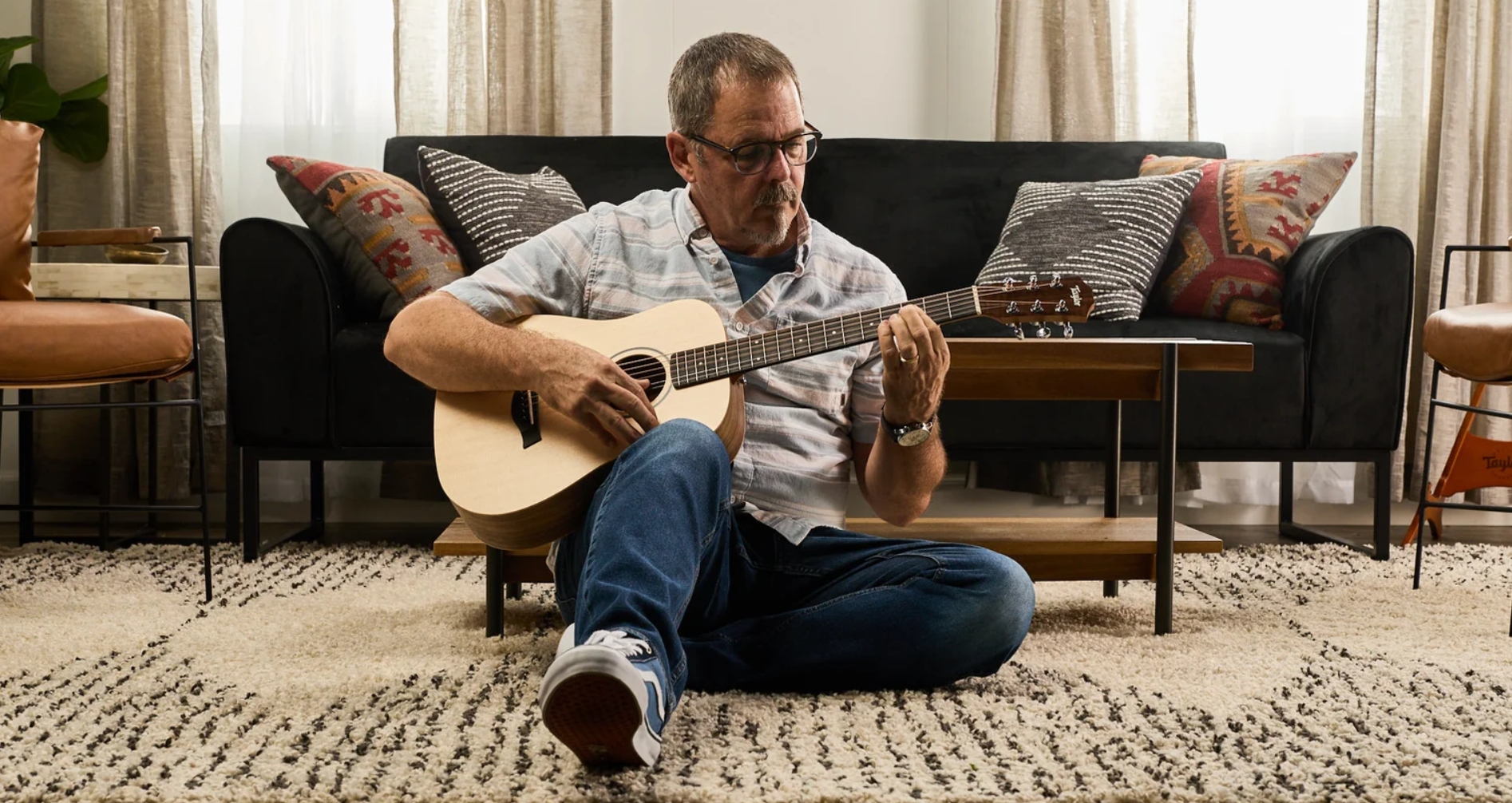 Taylor Baby Bt1e (torrefied Top) Mini Dreadnought Epicea Noyer Eb Esb +housse - Natural - Folk gitaar - Variation 10
