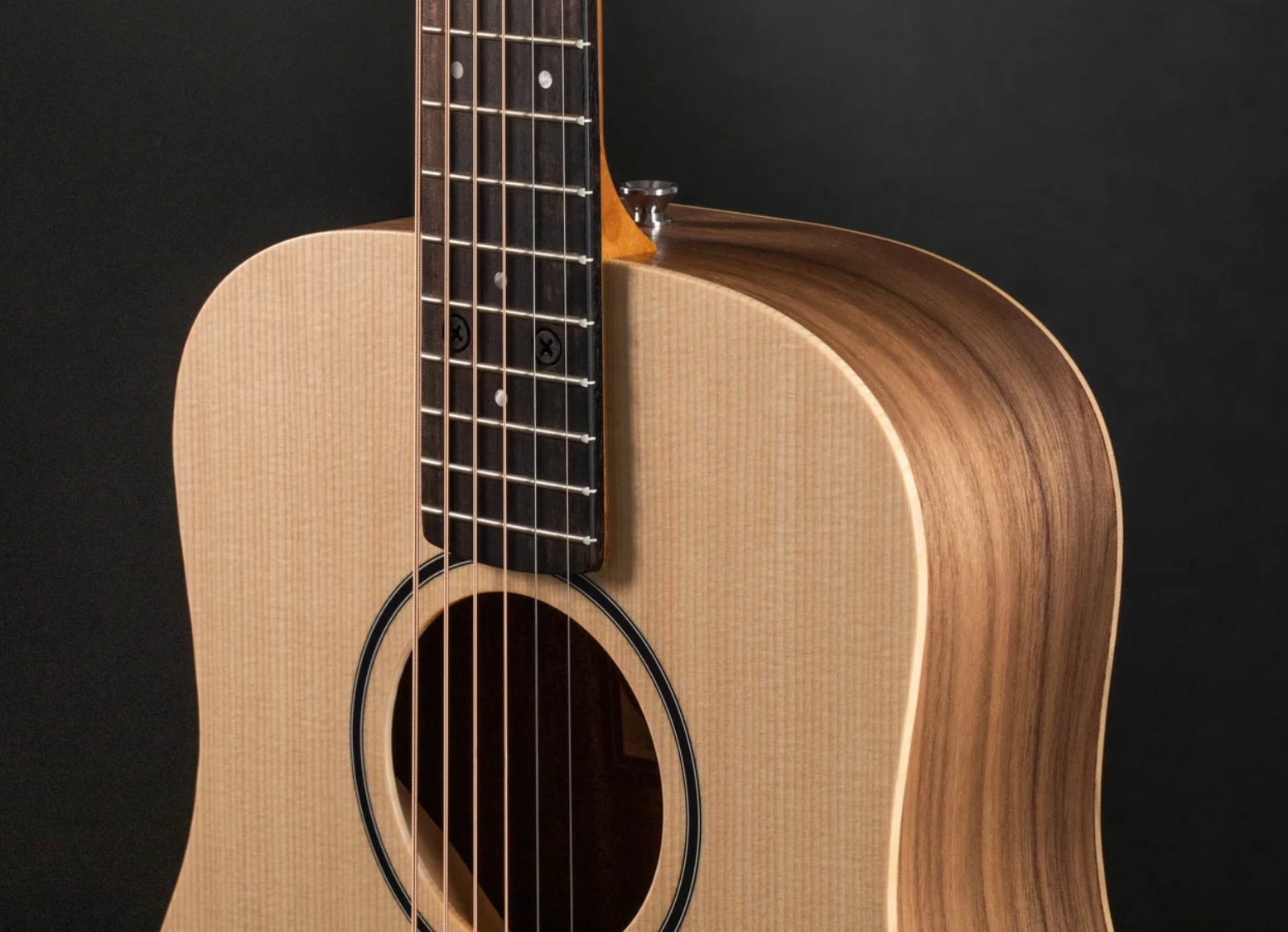 Taylor Baby Bt1e (torrefied Top) Mini Dreadnought Epicea Noyer Eb Esb +housse - Natural - Folk gitaar - Variation 2