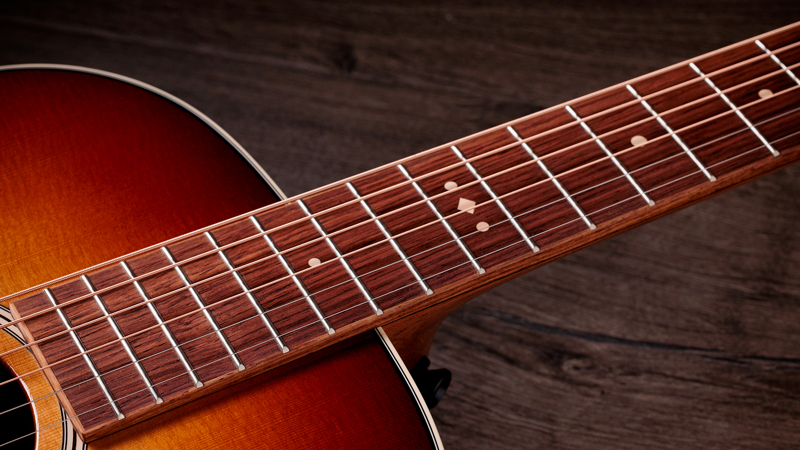 Taylor Ben Harper 512e Gold Label Signature Grand Concert Cw Epicea Acajou Eb Claria - Custom Shaded Edgeburst - Folk gitaar - Variation 4