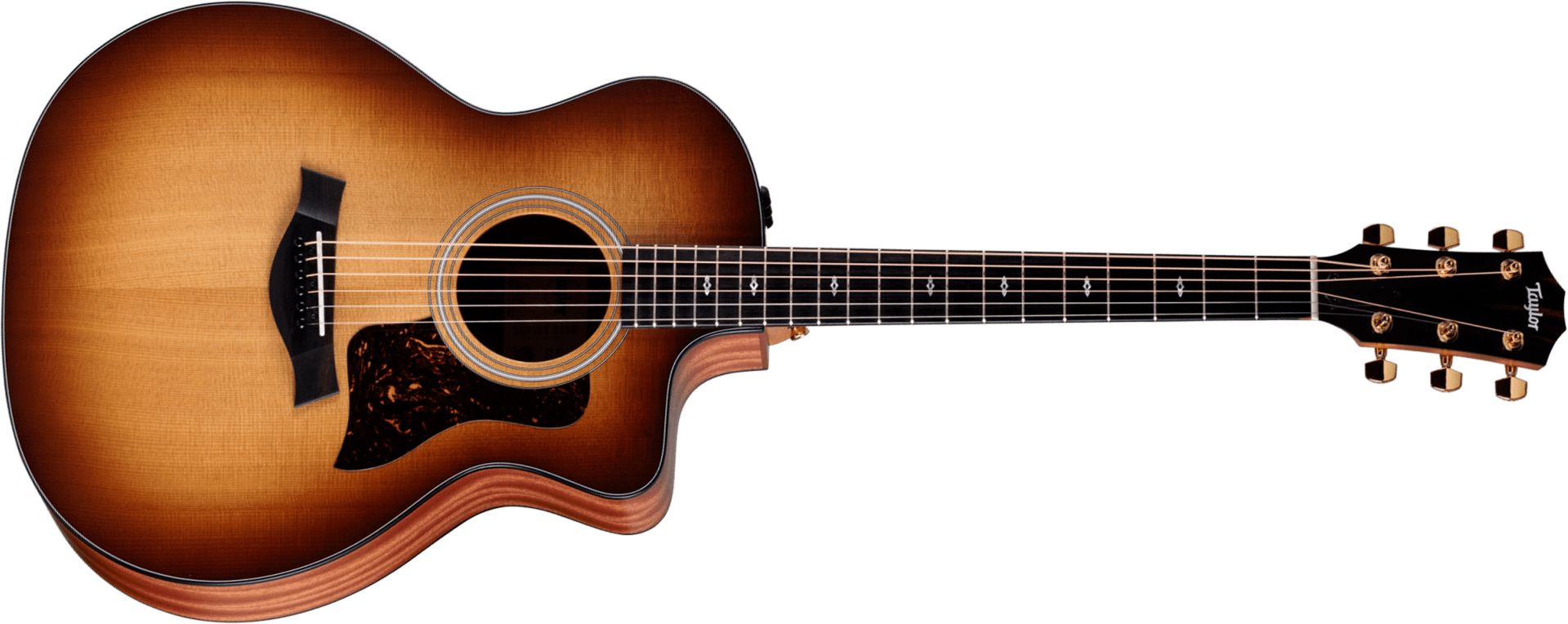 Taylor 114ce Seb Sunset Blvd Grand Auditorium Cw Epicea Sapele Eb Es2 - Shaded Edgeburst Top - Folk gitaar - Main picture