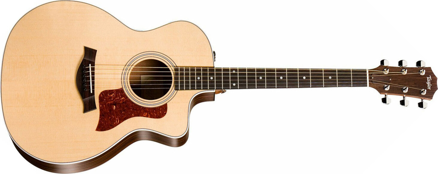 Taylor 214ce Grand Auditorium Natural Gloss Top - Westerngitaar & electro - Main picture