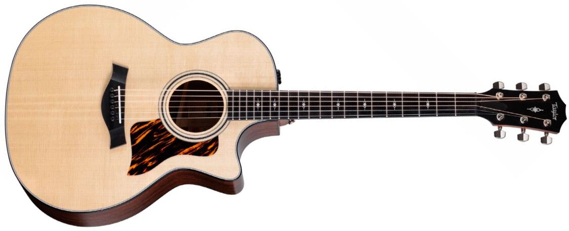 Taylor 314ce V-class Grand Auditorium Cw Epicea Sapele Eb Es2 - Natural - Folk gitaar - Main picture