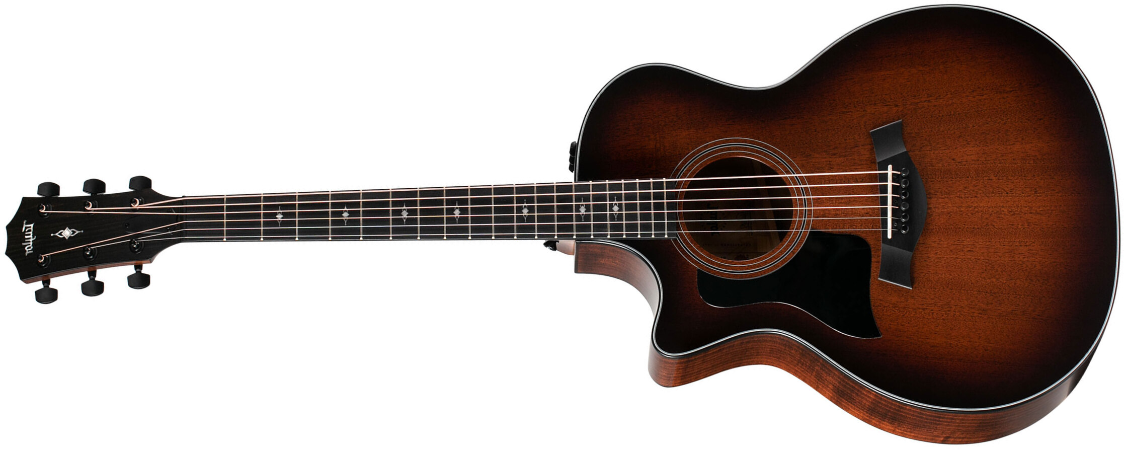 Taylor 324ce Tropical Mahogany Lh Grand Auditorium Cw Gaucher Tout Acajou Eb Es2 - Shaded Edge Burst - Volksgitaar - Main picture