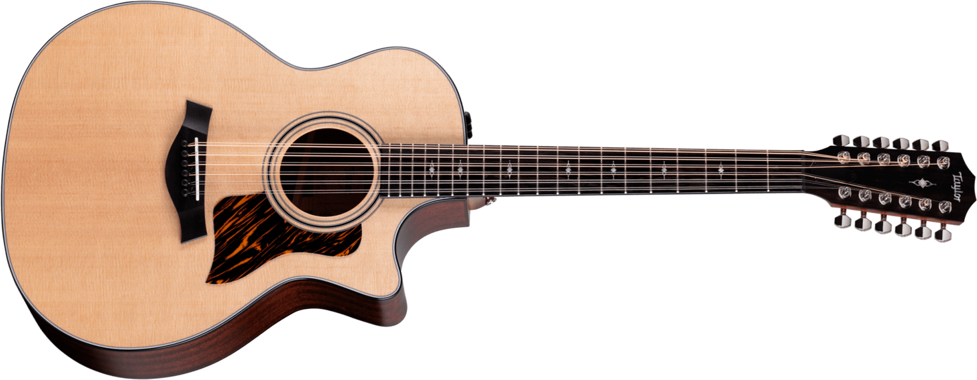Taylor 354ce Grand Auditorium Cw 12c Epicea Sapele Eb Es2 - Medium Stain - Folk gitaar - Main picture