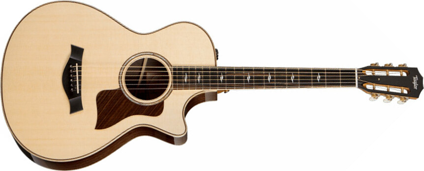 Taylor 812ce 12-fret 2015 Grand Concert Cw Epicea Palissandre Es2 - Natural - Elektro-akoestische gitaar - Main picture