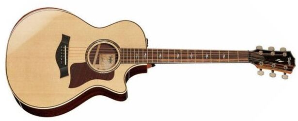 Taylor 812ce 12-fret Dlx V-class 2019 Grand Concert Cw Epicea Palissandre Eb Es2 - Natural - Volksgitaar - Main picture