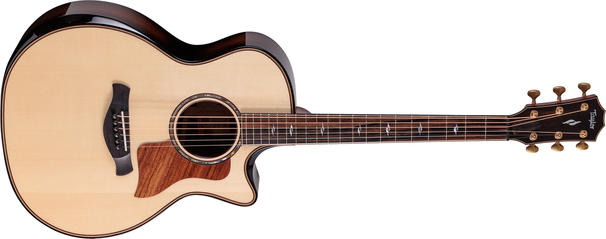 Taylor 814ce Builders Edition Next Gen. Grand Auditorium Cw Tout Epicea Palissandre Eb Claria - Natural - Folk gitaar - Main picture