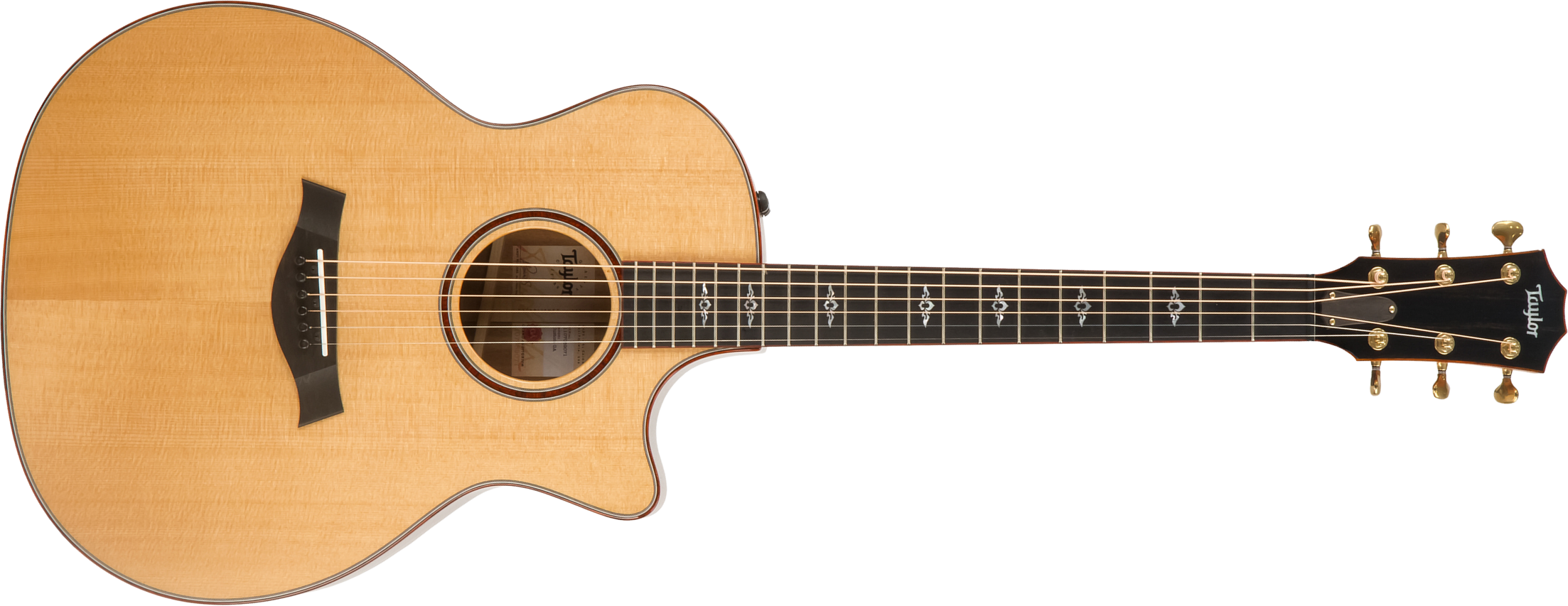 Taylor Custom Ga-ce Koa V-class 2019 Epicea Koa Eb Es2 - Natural - Elektro-akoestische gitaar - Main picture