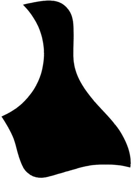 Pickguard Taylor Pickguard noir pour model 114