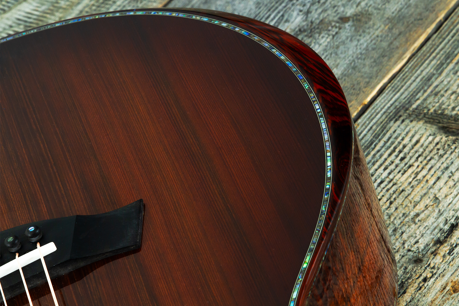 Taylor Custom Shop Grand Auditorium Cw Redwood / Koa Eb Es2 #1211143039 #1210103110 - Shaded Edgeburst - Folk gitaar - Variation 3